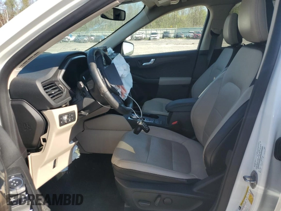 2020 Ford Escape Titanium Hybrid z VIN 1FMCU9DZ4LUC12763, wystawiony jako Copart lot #56589615 z przebiegiem Nie podano mil oraz Szkoda całkowita • Salvage title. Historia ofert i sprzedaży dostępna na DreamBid. Obrazek 7.