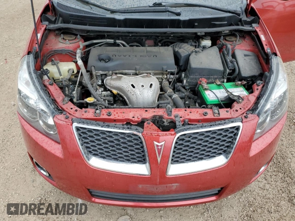 2010 Pontiac Vibe 1SB z VIN 5Y2SP6E00AZ419625, wystawiony jako Copart lot #54361025 z przebiegiem 113 277 mil mil oraz Szkoda całkowita • Salvage title. Historia ofert i sprzedaży dostępna na DreamBid. Obrazek 11.