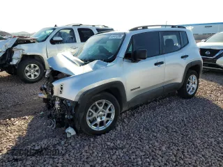 2021 Jeep Renegade Sport z VIN ZACNJCAB5MPM24663, wystawiony jako Copart lot #43451235 z przebiegiem 46 366 mil mil oraz Szkoda całkowita • Salvage title. Historia ofert i sprzedaży dostępna na DreamBid. Obrazek 1.
