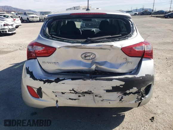 2017 Hyundai Elantra GT with VIN KMHD35LH5HU360744, listed as a Copart auction lot 78749524 with 93,364 mi miles and Salvage Title. Bid and sale history available at carsss.com. Image 6.