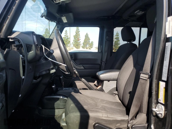 2018 Jeep Wrangler Unlimited Sport S z VIN 1C4HJWDG8JL927497, wystawiony jako Copart lot #55788905 z przebiegiem Nie podano mil oraz Szkoda całkowita • Salvage title. Historia ofert i sprzedaży dostępna na DreamBid. Obrazek 7.