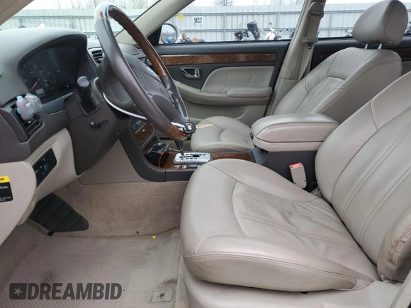 2004 Hyundai XG z VIN KMHFU45E74A301113, wystawiony jako Copart lot #46635495 z przebiegiem 104 776 mil mil oraz Szkoda całkowita • Salvage title. Historia ofert i sprzedaży dostępna na DreamBid. Obrazek 7.
