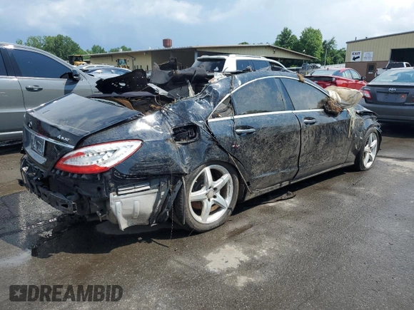 2013 Mercedes-Benz CLS-Class CLS 550 with VIN WDDLJ9BB2DA085295, listed as a Copart auction lot 63246404 with 0 mi miles and Non Repairable. Bid and sale history available at carsss.com. Image 3.