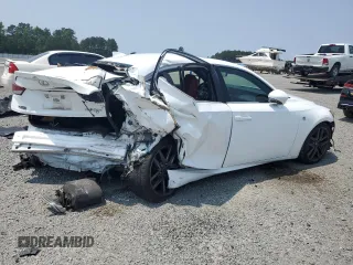 2017 Lexus IS 200t with VIN JTHBA1D22H5056977, listed as a Copart auction lot 58803545 with 77,094 mi miles and Salvage title. Bid and sale history available at DreamBid. Image 3.