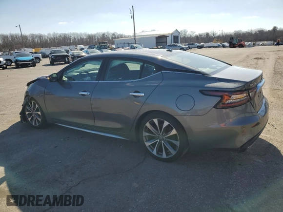 2019 Nissan Maxima Platinum z VIN 1N4AA6AV0KC367101, wystawiony jako Copart lot #46715415 z przebiegiem 68 567 mil mil oraz Szkody całkowita. Historia ofert i sprzedaży dostępna na DreamBid. Obrazek 2.