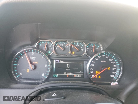 2015 Chevrolet Tahoe LT with VIN 1GNSCBKC1FR661681, listed as a Copart auction lot 49865695 with 191,306 mi miles and Salvage Title. Bid and sale history available at DreamBid. Image 9.