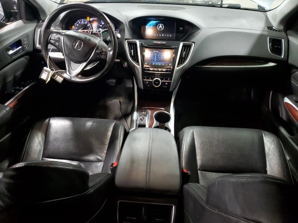 2015 Acura TLX V6 Tech with VIN 19UUB3F57FA000890, listed as a Copart auction lot 89126765 with 127,175 mi miles and Salvage Title. Bid and sale history available at carsss.com. Image 8.