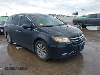 2015 Honda Odyssey EX-L z VIN 5FNRL5H66FB056006, wystawiony jako IAAI lot #42177727 z przebiegiem 182 157 mil mil oraz . Historia ofert i sprzedaży dostępna na DreamBid. Obrazek 1.