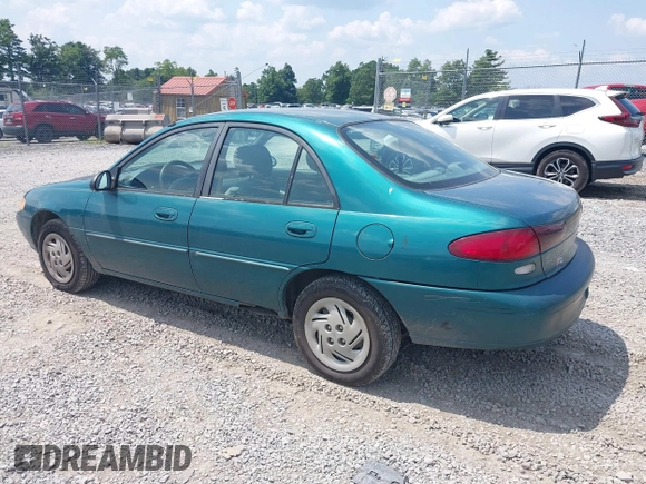 1997 Ford Escort LX with VIN 1FALP13P8VW184766, listed as a IAAI auction lot 40039873 with 104,604 mi miles. Bid and sale history available at carsss.com. Image 3.