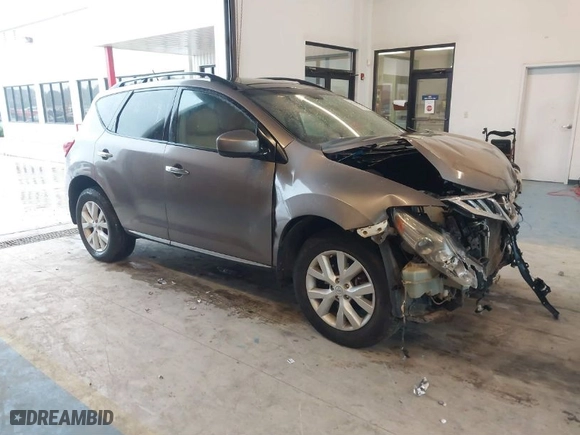 2011 Nissan Murano SL with VIN JN8AZ1MW1BW179880, listed as a IAAI auction lot 41617643 with 153,567 mi miles. Bid and sale history available at carsss.com. Image 1.
