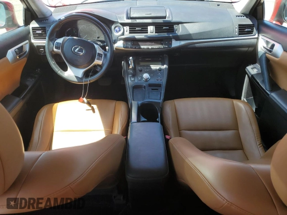 2012 Lexus CT 200h with VIN JTHKD5BH3C2084254, listed as a Copart auction lot 57202665 with 183,581 mi miles and Non repairable. Bid and sale history available at DreamBid. Image 8.
