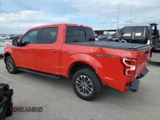 2018 Ford F-150 XL with VIN 1FTEW1CP7JKF70781, listed as a Copart auction lot 50906645 with 154,564 mi miles and Salvage Title. Bid and sale history available at DreamBid. Image 2.