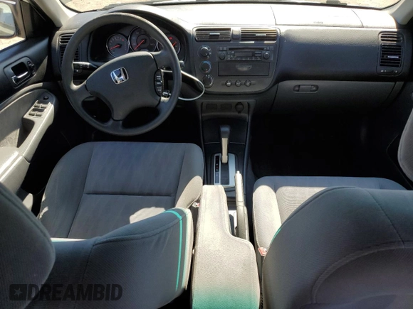 2003 Honda Civic LX with VIN 1HGES16503L020391, listed as a Copart auction lot 47292505 with 127,120 mi miles and Salvage Title. Bid and sale history available at carsss.com. Image 8.