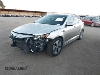 2012 Kia Optima Hybrid with VIN KNAGM4AD0C5016344, listed as a IAAI auction lot 41609544 with 149,986 mi miles. Bid and sale history available at carsss.com. Image 18.