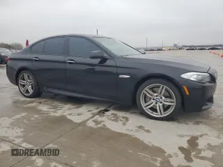 2012 BMW 5 Series 550i with VIN WBAFR9C58CDX78939, listed as a Copart auction lot 44318425 with 136,769 mi miles and Clean Title. Bid and sale history available at carsss.com. Image 4.