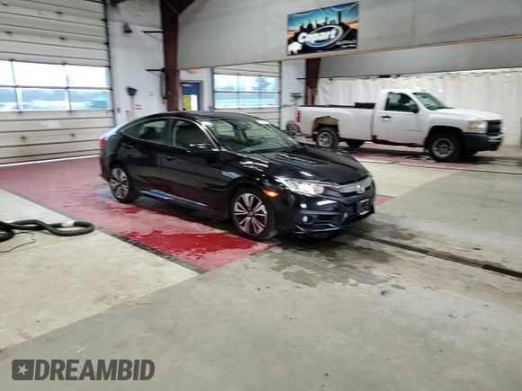 2018 Honda Civic EX-L with VIN JHMFC1F7XJX042033, listed as a Copart auction lot 53304175 with 90,055 mi miles and Salvage Title. Bid and sale history available at DreamBid. Image 13.