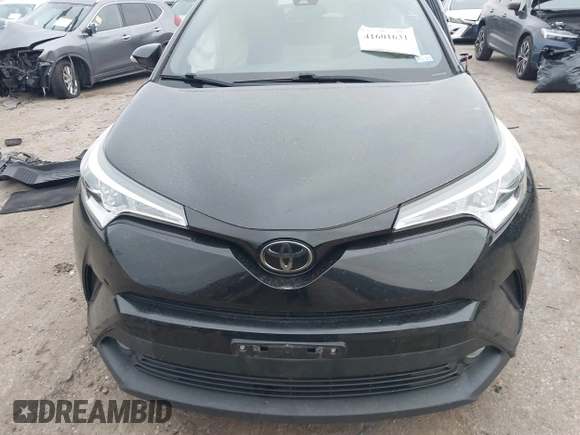 2019 Toyota C-HR XLE with VIN JTNKHMBX9K1035969, listed as a IAAI auction lot 41601631 with 1 mi miles. Bid and sale history available at carsss.com. Image 12.