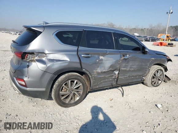2019 Hyundai Santa Fe Limited with VIN 5NMS53AD3KH075579, listed as a Copart auction lot 46757675 with 78,551 mi miles and Salvage Title. Bid and sale history available at carsss.com. Image 3.
