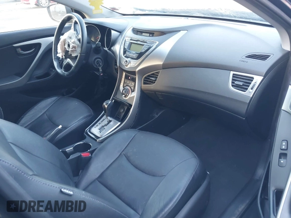 2013 Hyundai Elantra Limited with VIN 5NPDH4AE3DH198576, listed as a IAAI auction lot 39205756 with 57,934 mi miles and . Bid and sale history available at DreamBid. Image 5.