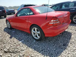 2002 Mercedes-Benz SLK-Class 3.2L with VIN WDBKK65F92F270653, listed as a Copart auction lot 51213975 with 29,772 mi miles and Salvage Title. Bid and sale history available at carsss.com. Image 2.