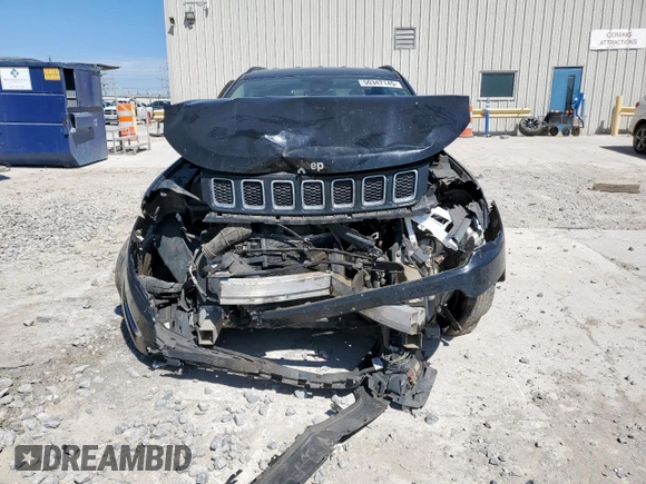 2018 Jeep Compass Limited with VIN 3C4NJDCB5JT332771, listed as a Copart auction lot 50347145 with 173,687 mi miles and Salvage Title. Bid and sale history available at DreamBid. Image 5.