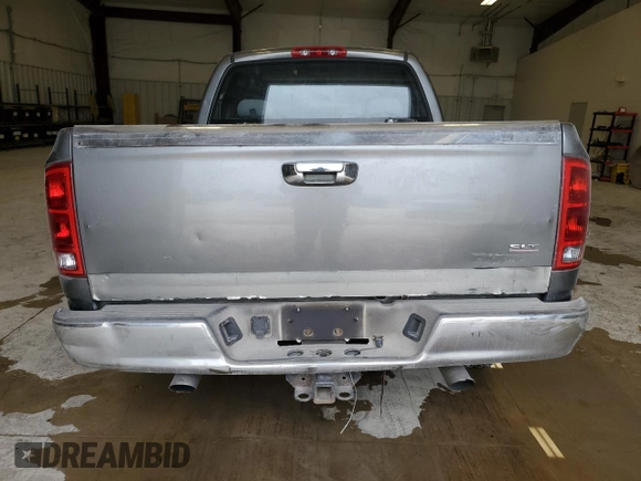 2006 Dodge 1500 SLT with VIN 1D7HA18N16S544841, listed as a Copart auction lot 45036485 with Not Provided miles and Salvage Title. Bid and sale history available at carsss.com. Image 6.
