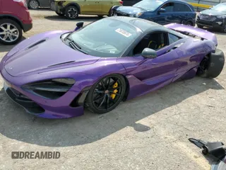 2018 McLaren 720S z VIN SBM14DCA2JW000849, wystawiony jako Copart lot #71075974 z przebiegiem Nie podano mil oraz Szkody całkowita. Historia ofert i sprzedaży dostępna na DreamBid. Obrazek 1.
