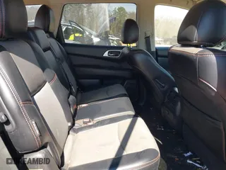 2019 Nissan Pathfinder S with VIN 5N1DR2MM3KC623917, listed as a IAAI auction lot 41661193 with 92,345 mi miles. Bid and sale history available at carsss.com. Image 8.