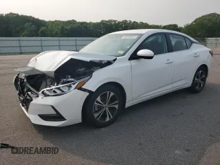2023 Nissan Sentra SV z VIN 3N1AB8CV4PY298012, wystawiony jako Copart lot #59666585 z przebiegiem 34 776 mil mil oraz Szkoda całkowita • Salvage title. Historia ofert i sprzedaży dostępna na DreamBid. Obrazek 1.
