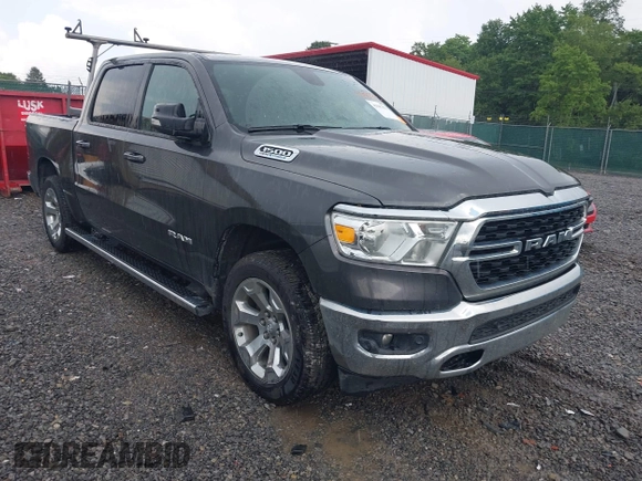2022 Ram 1500 Big Horn with VIN 1C6SRFFTXNN379092, listed as a IAAI auction lot 42587951 with 172,243 mi miles and . Bid and sale history available at DreamBid. Image 6.