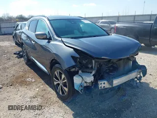 2020 Nissan Murano SV with VIN 5N1AZ2BJ1LN105855, listed as a IAAI auction lot 41902524 with 121,598 mi miles and . Bid and sale history available at DreamBid. Image 1.