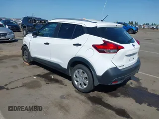 2019 Nissan Kicks S with VIN 3N1CP5CU8KL491396, listed as a IAAI auction lot 41986602 with 101,389 mi miles and . Bid and sale history available at carsss.com. Image 3.