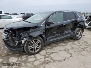2016 Ford Edge Titanium with VIN 2FMPK4K85GBB21341, listed as a Copart auction lot 44993905 with 137,979 mi miles and Salvage Title. Bid and sale history available at carsss.com. Image 1.