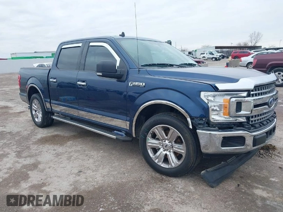 2020 Ford F-150 XL with VIN 1FTEW1CP4LKD87275, listed as a IAAI auction lot 41627193 with 40,932 mi miles. Bid and sale history available at carsss.com. Image 1.