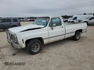 1979 GMC Sierra 1500 with VIN TCD149A502727, listed as a Copart auction lot 46443825 with 72,766 mi miles and Salvage Title. Bid and sale history available at DreamBid. Image 1.