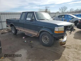 1995 Ford F-150 with VIN 1FTEX15N5SKA70760, listed as a Copart auction lot 43727735 with 295,723 mi miles and Salvage Title. Bid and sale history available at carsss.com. Image 4.