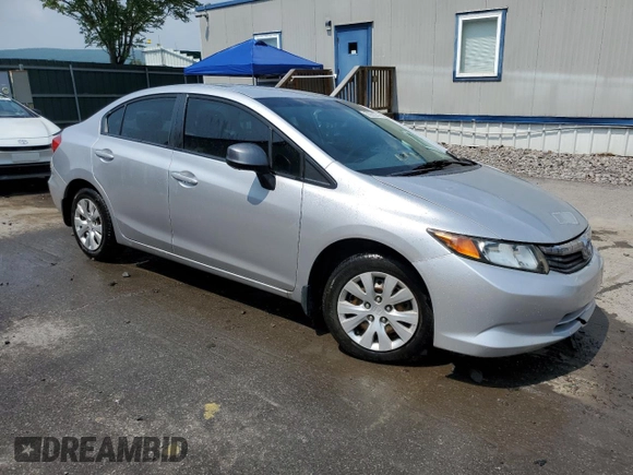 2012 Honda Civic LX с VIN 19XFB2F5XCE348936, выставлен на аукционе Copart как лот 60262265 с пробегом 199 721 миль миль и Списание • Salvage title. История ставок и продаж доступна на DreamBid. Изображение 4.