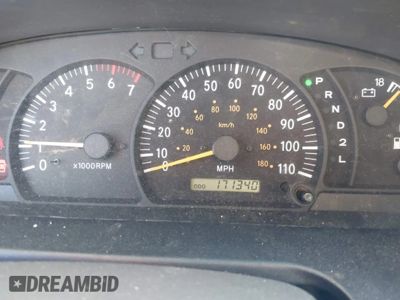 2000 Toyota Tundra SR5 with VIN 5TBBT4411YS065998, listed as a IAAI auction lot 42142231 with 171,340 mi miles and . Bid and sale history available at DreamBid. Image 7.