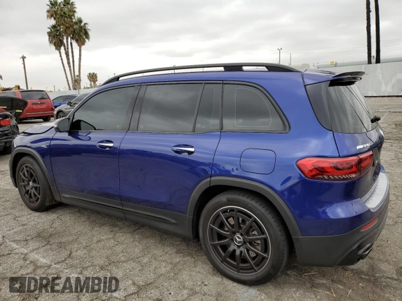 2021 Mercedes-Benz GLB with VIN W1N4M5BBXMW137993, listed as a Copart auction lot 69818482 with 47,428 mi miles. Bid and sale history available at carsss.com. Image 2.