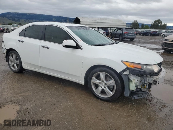 2012 Acura TSX Tech Pkg with VIN JH4CU2F65CC010274, listed as a Copart auction lot 43833645 with 124,911 mi miles and Salvage Title. Bid and sale history available at carsss.com. Image 4.