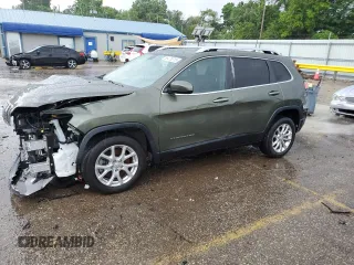 2019 Jeep Cherokee Latitude with VIN 1C4PJLCB9KD145947, listed as a Copart auction lot 59476315 with Not provided miles and Salvage title. Bid and sale history available at DreamBid. Image 1.