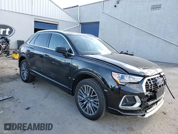 2022 Audi Q3 Premium with VIN WA1AUCF39N1092183, listed as a Copart auction lot 88644905 with 50,684 mi miles and Salvage Title. Bid and sale history available at carsss.com. Image 14.