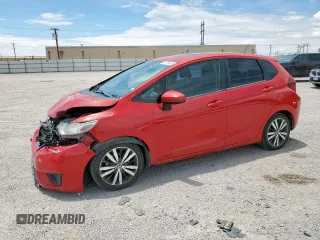 2015 Honda Fit EX-L z VIN 3HGGK5H83FM733425, wystawiony jako Copart lot #65733485 z przebiegiem 69 478 mil mil oraz Szkoda całkowita • Salvage title. Historia ofert i sprzedaży dostępna na DreamBid. Obrazek 1.