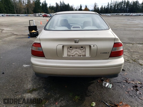 1995 Honda Accord LX with VIN JHMCD5638SC033330, listed as a Copart auction lot 78502614 with 192,454 mi miles and Clean Title. Bid and sale history available at carsss.com. Image 6.