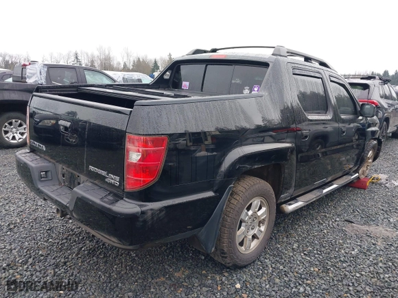 2011 Honda Ridgeline RTS with VIN 5FPYK1F44BB004240, listed as a IAAI auction lot 41248168 with 133,327 mi miles. Bid and sale history available at carsss.com. Image 4.