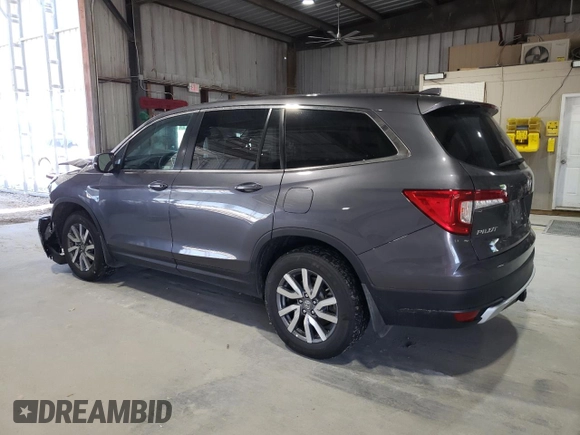 2021 Honda Pilot EX-L with VIN 5FNYF6H53MB044294, listed as a Copart auction lot 57799975 with 59,033 mi miles and Salvage title. Bid and sale history available at DreamBid. Image 2.