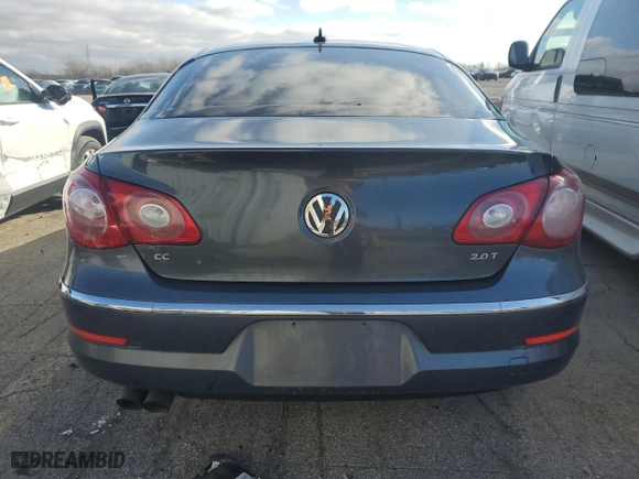 2010 Volkswagen CC Sport with VIN WVWML7AN9AE511125, listed as a Copart auction lot 43769105 with 127,038 mi miles and Salvage Title. Bid and sale history available at carsss.com. Image 6.