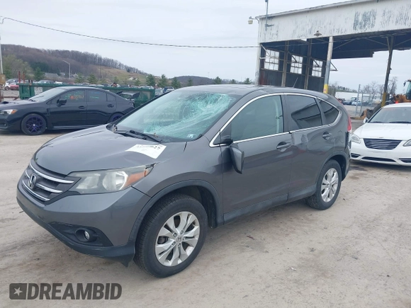 2014 Honda CR-V EX with VIN 2HKRM4H53EH655492, listed as a IAAI auction lot 41940627 with 108,858 mi miles. Bid and sale history available at carsss.com. Image 2.