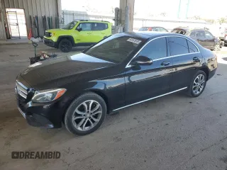 2015 Mercedes-Benz C-Class C 300 Luxury with VIN 55SWF4KB5FU009252, listed as a Copart auction lot 54161875 with 183,969 mi miles and Clean Title. Bid and sale history available at carsss.com. Image 1.