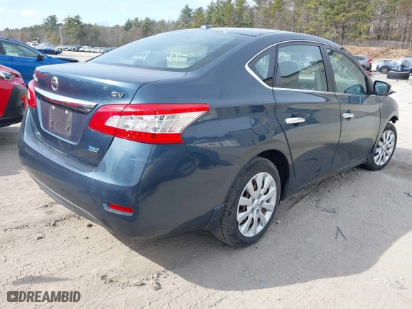2013 Nissan Sentra SR with VIN 3N1AB7AP6DL622116, listed as a IAAI auction lot 41744488 with 97,931 mi miles. Bid and sale history available at carsss.com. Image 4.